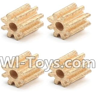 Wltoys V686 V686G V686K parts-26 Small Copper Gear for the Motor(4pcs) For Wltoys V686 V686G Quadcopter parts,V686 Drone Spare parts