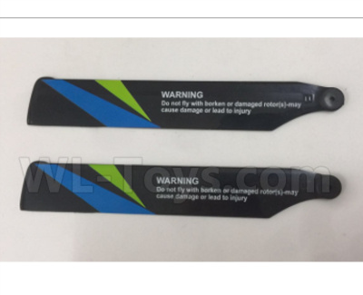 Wltoys V911S Parts-01-01 V911S.0001 Propellers,Main rotor blades(2pcs),Wltoys V911 RC Helicopter spare parts accessories,2.4G 4CH 6-Aixs Gyro Flybarless WLtech V911S Parts