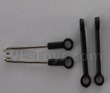 Wltoys V911S Parts-07-04 V988.004 Connecting rod set(4pcs),Wltoys V911 RC Helicopter spare parts accessories,2.4G 4CH 6-Aixs Gyro Flybarless WLtech V911S Parts