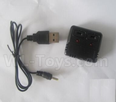 Wltoys V911S Parts-16-00 V966.027 Official charger and Balance charger,Wltoys V911 RC Helicopter spare parts accessories,2.4G 4CH 6-Aixs Gyro Flybarless WLtech V911S Parts