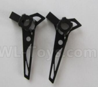 Wltoys V911S Parts-20 V966.024 Tail motor frame set(2pcs),Wltoys V911 RC Helicopter spare parts accessories,2.4G 4CH 6-Aixs Gyro Flybarless WLtech V911S Parts