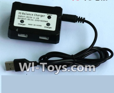 Wltoys V950 Spare-Parts-35-02 Upgrade USB And Balance charger-Can charger two battery at the same time,Wltoys V950 RC Helicopter Spare Parts Brushless Wltoys V950 Parts Replacement Accessories