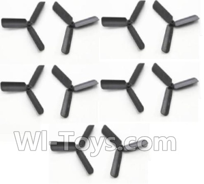 XK K124 Parts-09 Upgrade Three-blade Tail blade(10pcs) For XK K124 helicopter Spare parts,EC145 6CH Flybarless RC Helicopter parts