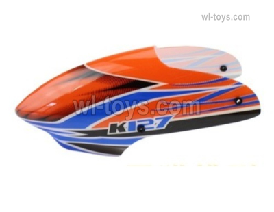 Wltoys XK K127 Head cover, Canopy,Shell cover Parts.K127.0006.XK EAGLE K127 RC Helicopter Replacement Accessories.
