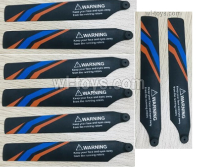 Wltoys XK K127 Propellers,Rotor blades Parts.K127.0002.Total 8pcs.XK EAGLE K127 RC Helicopter Replacement Accessories.