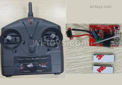 Wltoys XK K127 Transmitter and Receiver board Parts.K127.0016.XK EAGLE K127 RC Helicopter Replacement Accessories.