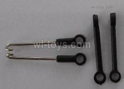 Wltoys XK K127 Pull rod. Connect Rod Parts.V988.0004. Total 4pcs.XK EAGLE K127 RC Helicopter Replacement Accessories.
