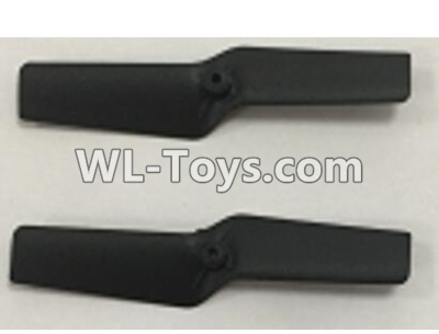 XK K130 Tail Rotor blades Parts(2pcs)-Black-K130.0018,XK K130 parts,XK K130 Helicopter Parts