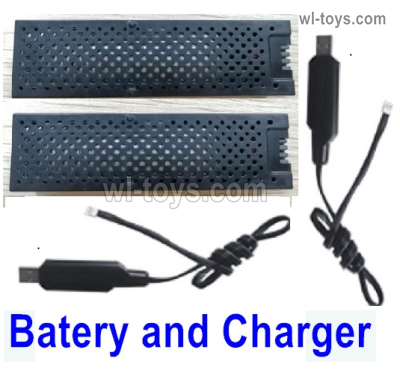 Wltoys XK K200 Parts 2pcs Lipo Battery + 2pcs USB Charger.XK Force K200 RC Helicopter Replacement Accessories.
