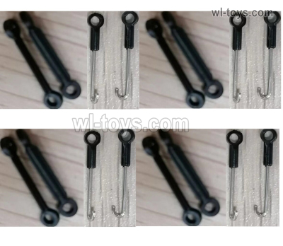 Wltoys XK K200 Parts 8pcs Upper link rod group + 8pcs Lower link rod group.K200.0007 + 0019.XK Force K200 RC Helicopter Replacement Accessories.