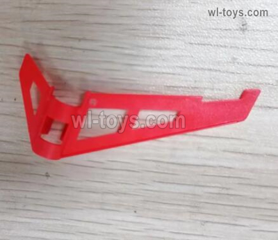 Wltoys XK K200 Parts Verticall Tail group.K130.0026.Total 1pcs.Red Color.XK Force K200 RC Helicopter Replacement Accessories.