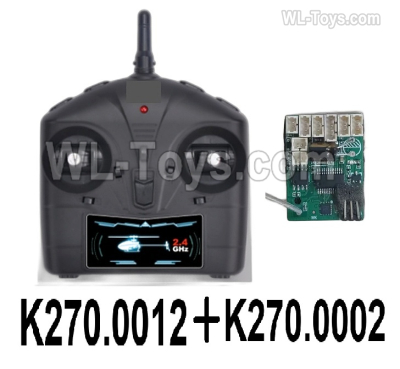 Wltoys K270 Parts K270.0012 Remote Control Set.WLtoys XK K270 RC Helicopter Accessories,UH-60L Black Hawk,K270 Rescue helicopter spare parts