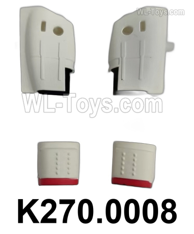 Wltoys K270 Parts K270.0008 Rear Decorative Set.WLtoys XK K270 RC Helicopter Accessories,UH-60L Black Hawk,K270 Rescue helicopter spare parts