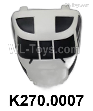 Wltoys K270 Parts K270.0007 Nose Cowling Set.WLtoys XK K270 RC Helicopter Accessories,UH-60L Black Hawk,K270 Rescue helicopter spare parts