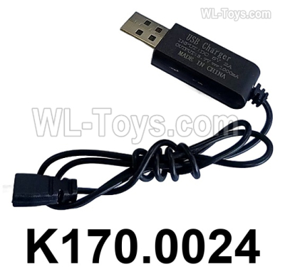 Wltoys K270 Parts K170.0024 Charging Cable Set.WLtoys XK K270 RC Helicopter Accessories,UH-60L Black Hawk,K270 Rescue helicopter spare parts