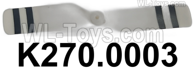 Wltoys K270 Parts K270.0003 Tail Rotor Set.WLtoys XK K270 RC Helicopter Accessories,UH-60L Black Hawk,K270 Rescue helicopter spare parts