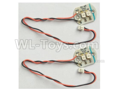 Wltoys XK X1 Parts-Headlight line set(2 set)-X1-14,Wltoys XK X1 Drone Parts,XK X1 Quadcopter Parts