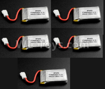 Wltoys XK X100 Parts-Battery-5pcs-3.7V 250MAH Battery-X100.007,Jaguar XK X100 Drone Parts,XK X100 Quadcopter Parts