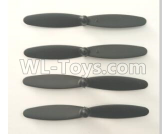 XK X130-T.0001-01 Spare Parts-Propellers,Main rotor blades(4pcs),Wltoys XK X130-T RC Racing Drone Parts,X130-T RC Quadcopter Spare parts,X130T RC Drone parts