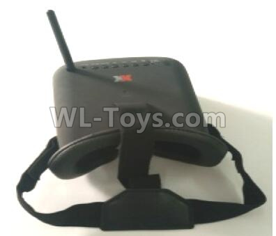 XK X130-T.0023-01 Spare Parts-5.8G FPV Glasses(Black),Wltoys XK X130-T RC Racing Drone Parts,X130-T RC Quadcopter Spare parts,X130T RC Drone parts