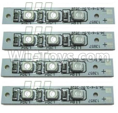 XK X260 Spare parts-14-02 X260-14 Gree light board(4pcs),XK X260 RC Quadcopter Drone Spare Parts Replacement Accessories