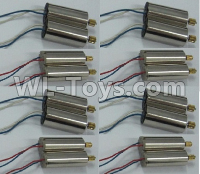 XK X260 Spare parts-15-01 Rotating Motor with red and Blue wire(8pcs) & Reversing-rotating Motor with Blue and white wire(8pcs) ,XK X260 RC Quadcopter Drone Spare Parts Replacement Accessories