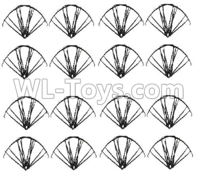 XK X260 Spare parts-24-03 Outer protect frame(16pcs),XK X260 RC Quadcopter Drone Spare Parts Replacement Accessories