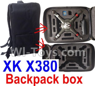 XK X380 Parts-00 Upgrade BackPack Box,Weight about 1.6kg-Size-37X25X48CM Spare Parts Accessories for Wltoys XK X380 RC Drone,RC Quadcopter Aircraft