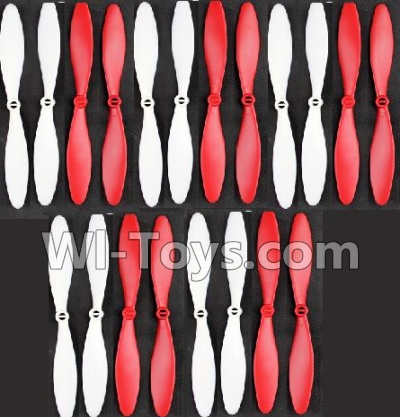 XK X380 Parts-05 Propellers,Main rotor blades(20pcs) Spare Parts Accessories for Wltoys XK X380 RC Drone,RC Quadcopter Aircraft