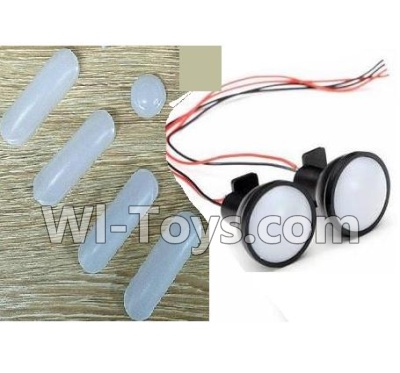 XK X380 Parts-14 lampshade & Front Light unit Spare Parts Accessories for Wltoys XK X380 RC Drone,RC Quadcopter Aircraft