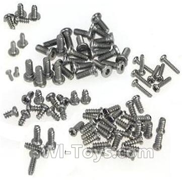 XK X380 Parts-62 Screws set Spare Parts Accessories for Wltoys XK X380 RC Drone,RC Quadcopter Aircraft