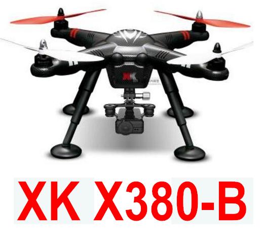 XK X380-B RC Quadcopter Drone(include the three-point damping cradle head And 1080P HD Motion camera)