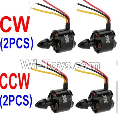 XK X500 Spare Parts-017-02 clockwise Rotating Brushless Motor(CW)-2pcs & counterclockwise Reversing-rotating Brushless Motor(CCW)-2pcs,XK X500 RC Quadcopter Drone Spare Parts,XK X500-A Replacement Accessories Parts