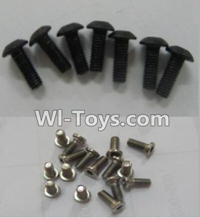 XK X500 Spare Parts-023 Machine screws(M3x8 Total 24pcs),XK X500 RC Quadcopter Drone Spare Parts,XK X500-A Replacement Accessories Parts