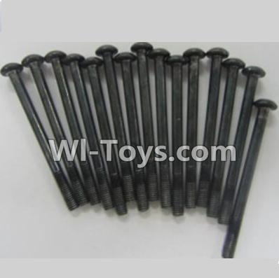 XK X500 Spare Parts-024 Half - threaded machine screws group(Total 16pcs)-M3X38X10,XK X500 RC Quadcopter Drone Spare Parts,XK X500-A Replacement Accessories Parts