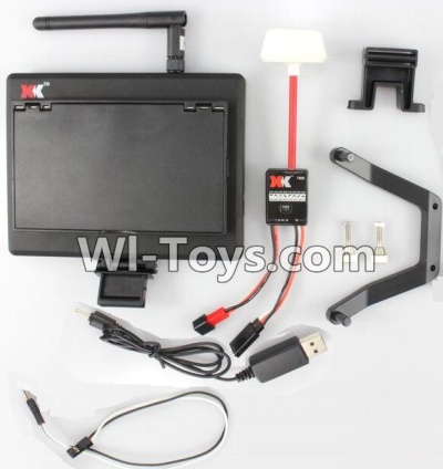 XK X500 Spare Parts-039 5.8G 8ch Image transmission Receiving Monitor+5.8G Image Transmission Transmitter Set,XK X500 RC Quadcopter Drone Spare Parts,XK X500-A Replacement Accessories Parts