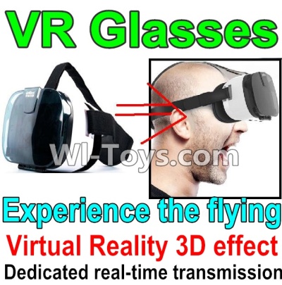 XK X500 Spare Parts-040 UDI VR Glasses,It suit 4-6.5 inches phone,2,000,000 pixels,You can experience the flying feeling,XK X500 RC Quadcopter Drone Spare Parts,XK X500-A Replacement Accessories Parts