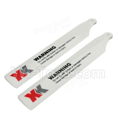 XK K110 K110S Parts-04 Main blades,Propellers-Red(2pcs) For Wltoys XK K110 K110S Helicopter parts,6ch Brushless Helicopter spare Accessories