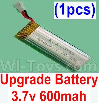 XK K110 K110S Parts-28 Upgrade 3.7v 600mah 25c Battery(1pcs) For Wltoys XK K110 K110S Helicopter parts,6ch Brushless Helicopter spare Accessories