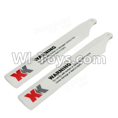 XK K120 Parts-02 Main blades,Propellers-Red(2pcs) For Wltoys XK X120 Helicopter parts,6ch Brushless Helicopter spare parts