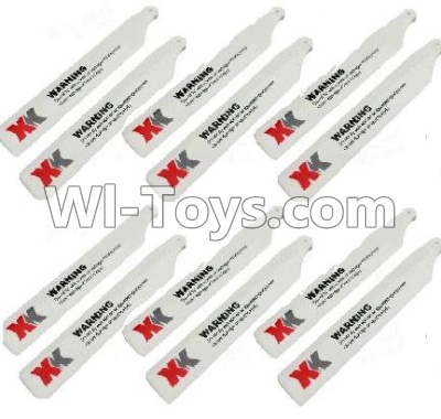 XK K120 Parts-03 Main blades,Propellers-Red(12pcs) For Wltoys XK X120 Helicopter parts,6ch Brushless Helicopter spare parts
