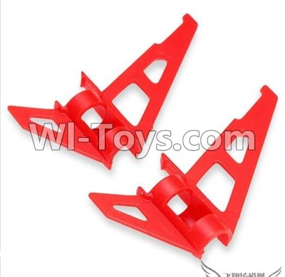 XK K120 Parts-18 Verticall wing(2pcs) For Wltoys XK X120 Helicopter parts,6ch Brushless Helicopter spare parts
