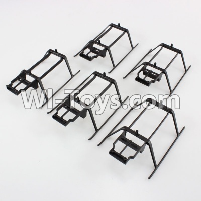 XK K120 Parts-35 Landing skid(5pcs) For Wltoys XK X120 Helicopter parts,6ch Brushless Helicopter spare parts