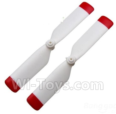 XK K123 Parts-11 Tail balde(2pcs-Red) For XK K123 helicopter Spare parts,AS350 6CH Flybarless RC Helicopter  parts