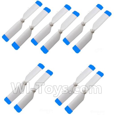 XK K123 Parts-12 Tail balde(10pcs-Blue) For XK K123 helicopter Spare parts,AS350 6CH Flybarless RC Helicopter  parts