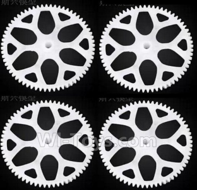 XK K123 Parts-15 Main gear(4pcs) For XK K123 helicopter Spare parts,AS350 6CH Flybarless RC Helicopter  parts