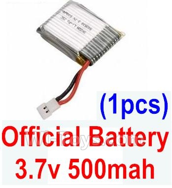 XK K123 Parts-17 Official battery 3.7v 500mah(1pcs) For XK K123 helicopter Spare parts,AS350 6CH Flybarless RC Helicopter  parts