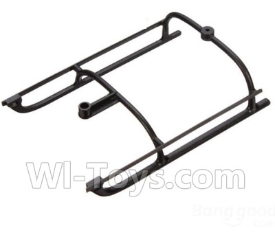 XK K123 Parts-47 Landing skid(1pcs) For XK K123 helicopter Spare parts,AS350 6CH Flybarless RC Helicopter  parts