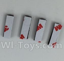 XK K123 Parts-58 Shock pad,sponge pad for the circuit board(4pcs) For XK K123 helicopter Spare parts,AS350 6CH Flybarless RC Helicopter  parts