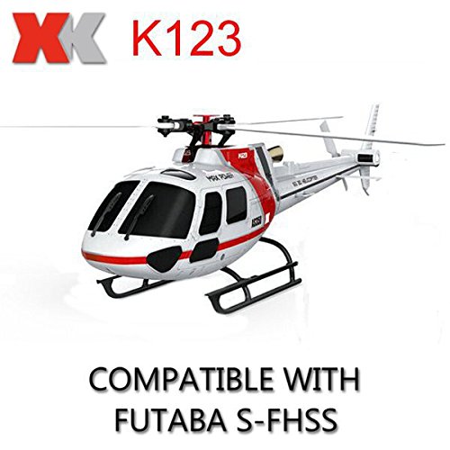 XK K123 helicopter AS350 6CH Flybarless RC Helicopter For XK K123 helicopter Spare parts,AS350 6CH Flybarless RC Helicopter  parts 6-channel-helicopter-all Single-blade-helicopter Mini-helicopter